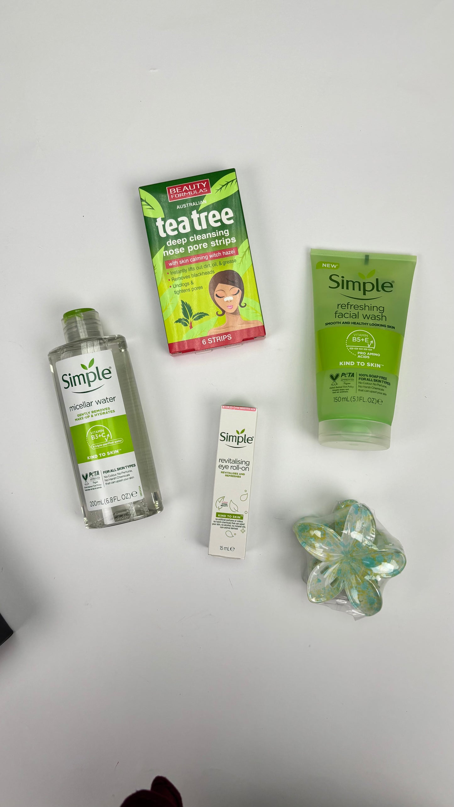 SIMPLE SKIN CARE ROUTINE SET (6pcs)