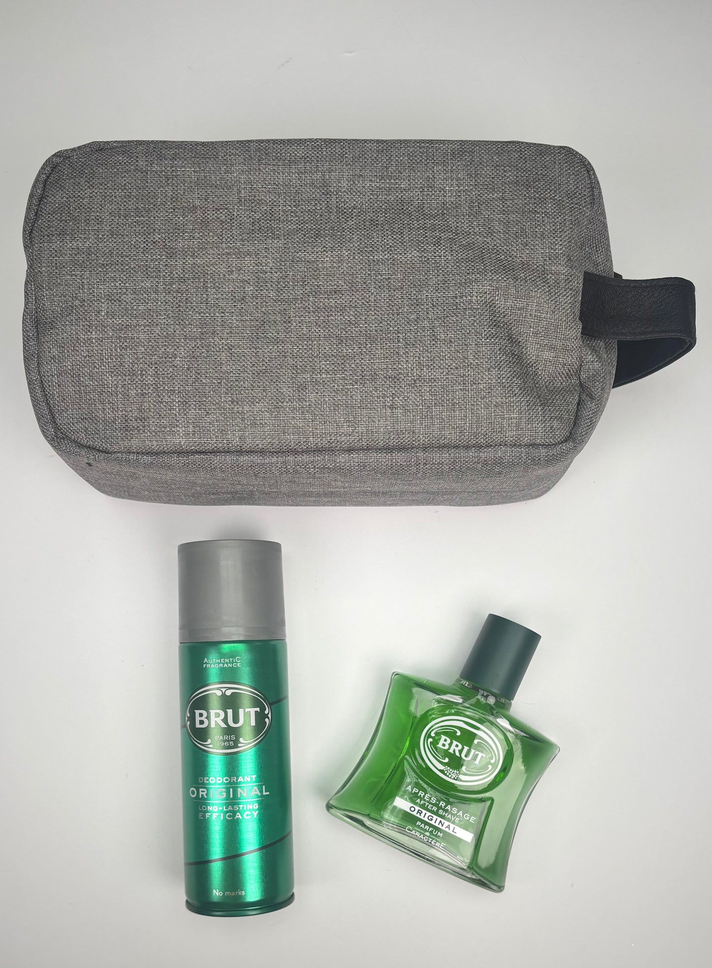 Brut Men Set(Bag+Deo.250ml+Aftersgave200ml)