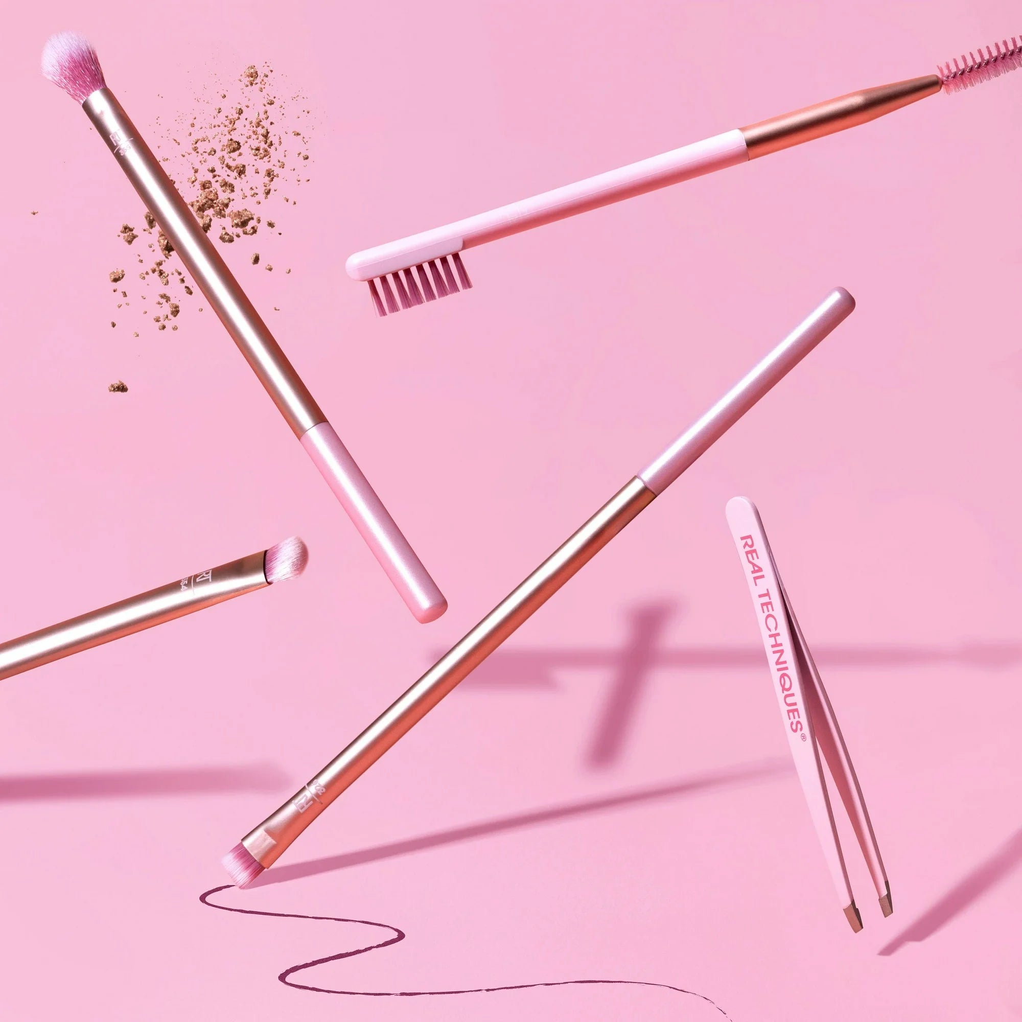 Real Techniques Naturally Beautiful Eye Brush Kit, Pack of 5