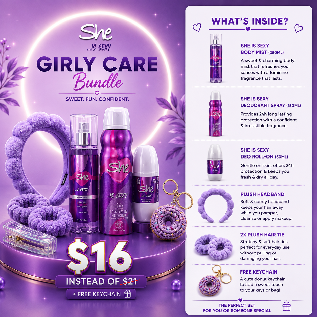 Unleash Your Confidence: The SHE Pamper & Fragrance Kit
