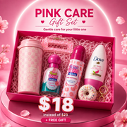 Bon Bons Malizia & Dove Pink Care Gift Set – Gentle Daily Fragrance & Body Care Bundle ($18)