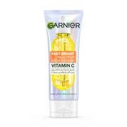 Garnier Fast Bright Serum Cleanser - Dual Action Foam Cleanser, Brightens in 1 Wash - For All Skin Types, Even Sensitive Skin