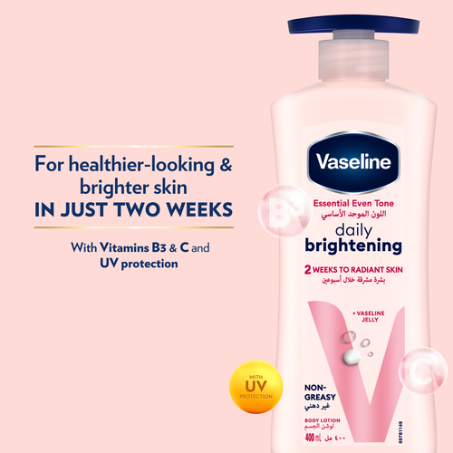 VASELINE Essential Even Tone Body Lotion, Daily Brightening
