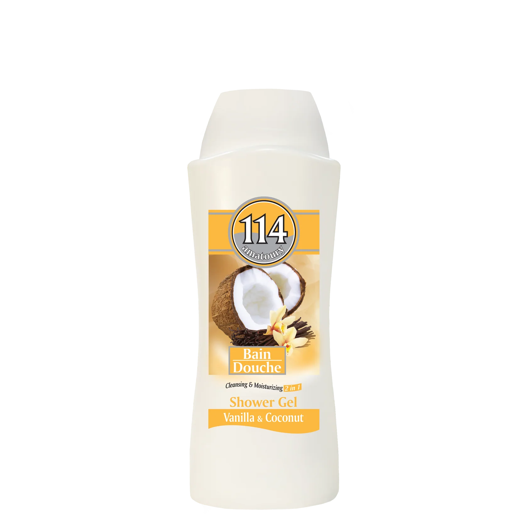114 Shower Gel 2-in-1 - Vanilla & Coconut 650mL