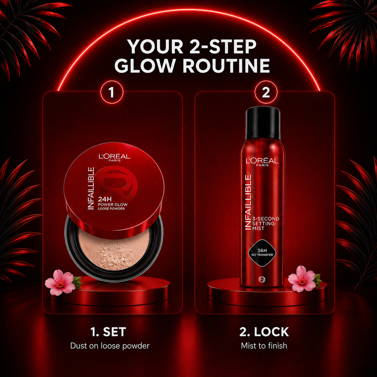 Infallible Set & Glow duo