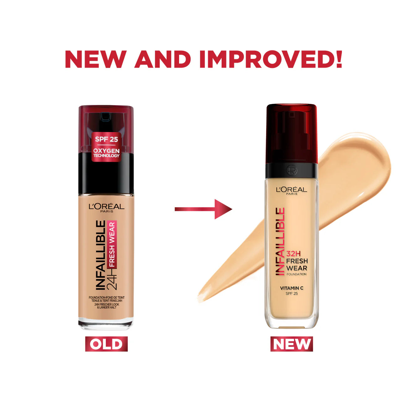 L'Oréal Paris Infaillible 32H Freshwear Liquid Foundation SPF25