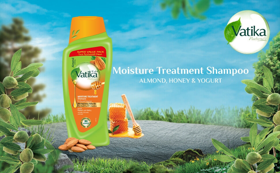 VATIKA SHAMPOO MOISTURE TREATMENT FOR DRY AND FRIZZY HAIR