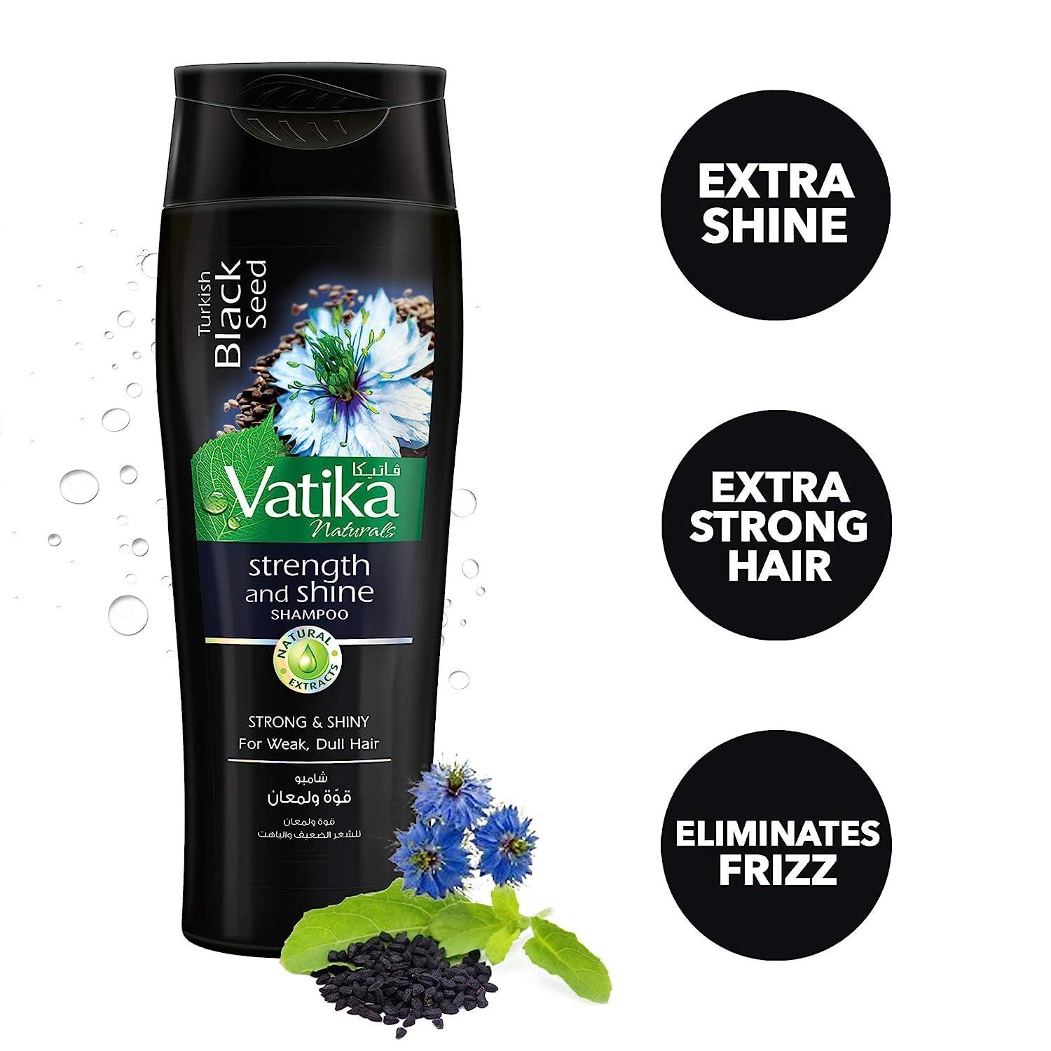 VATIKA STRENGTH & SHINE SHAMPOO 360ML