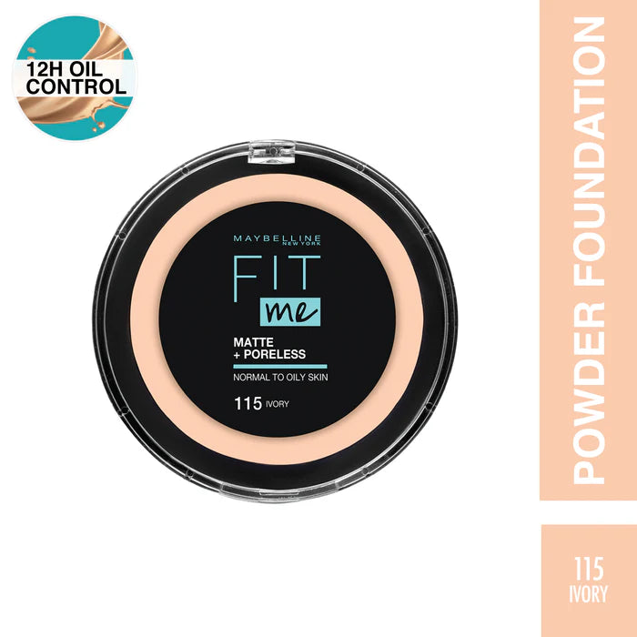 Maybelline New York Fit Me- Perfect Matte Finish & Poreless Powder That Lasts Up To 16 Hours