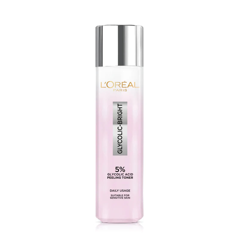L’Oréal Paris 5% Glycolic Acid Peeling Toner – Instant Glowing & Brightening Skin