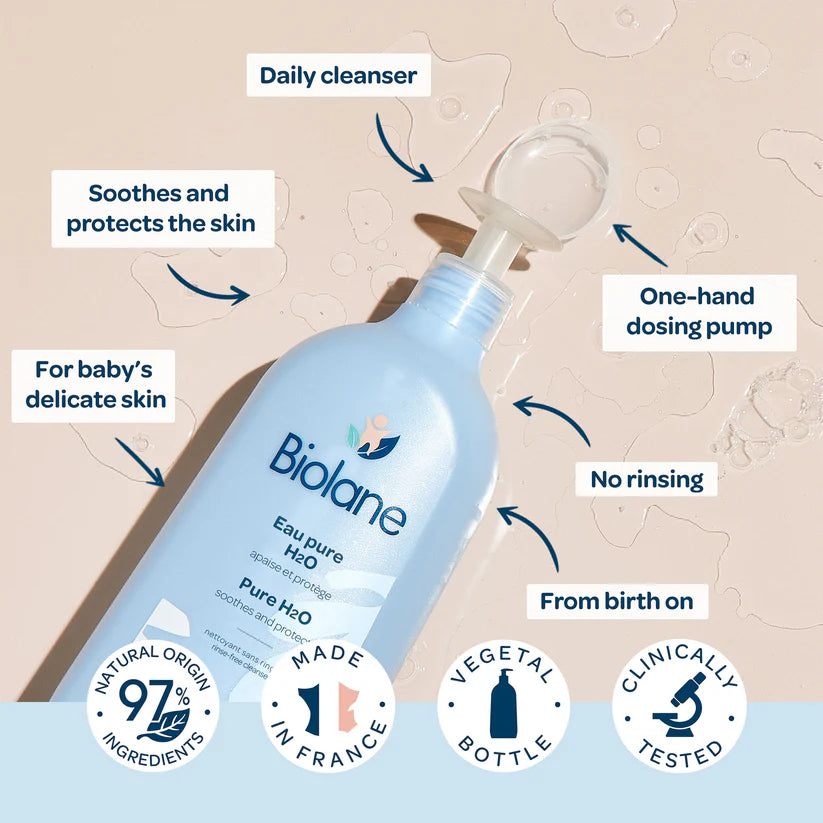 Biolane Pure Water H2O No Rinse Cleanser