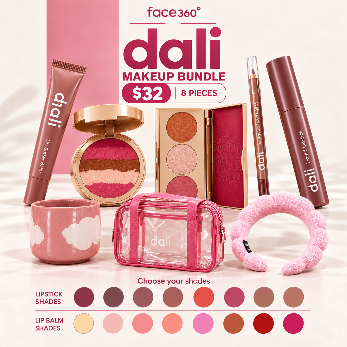 Dali Beauty Complete Flush & Sculpt Collection – 8pcs