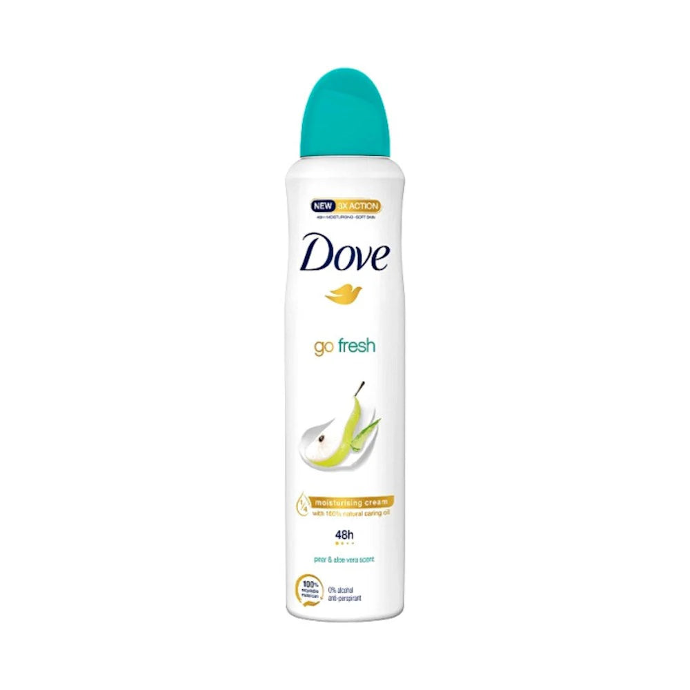 Dove Go Fresh Pear & Aloe Vera Antiperspirant Deodorant for Women – 48H Freshness