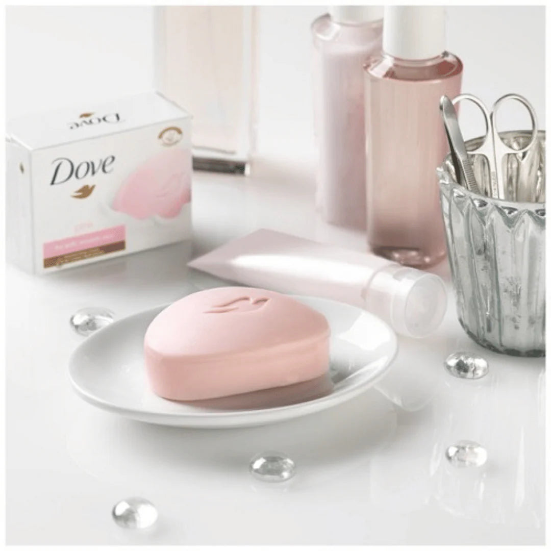Dove Beauty Cream Bar Soap Pink – Gentle Moisturizing Soap for Soft Skin