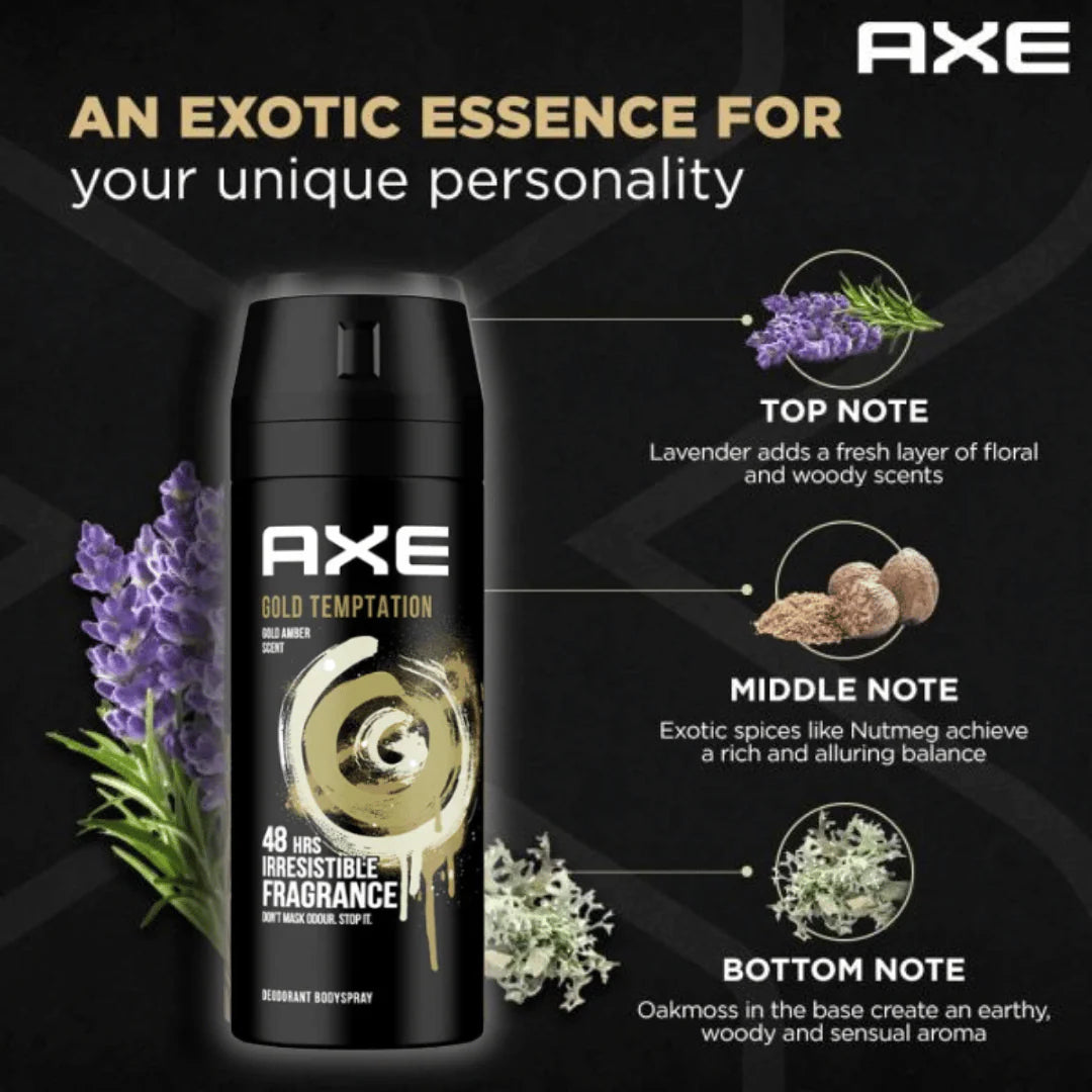 AXE Gold Temptation Deodorant Bodyspray