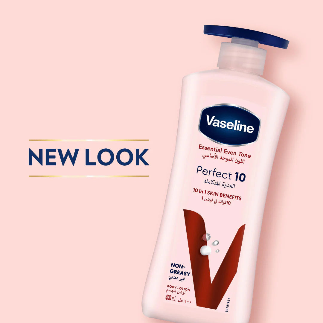 Vaseline Perfect 10 Body Lotion, 400ml