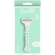 Gillette Venus Smooth Sensitive Women's Razor Handle + 2 Blade Refills