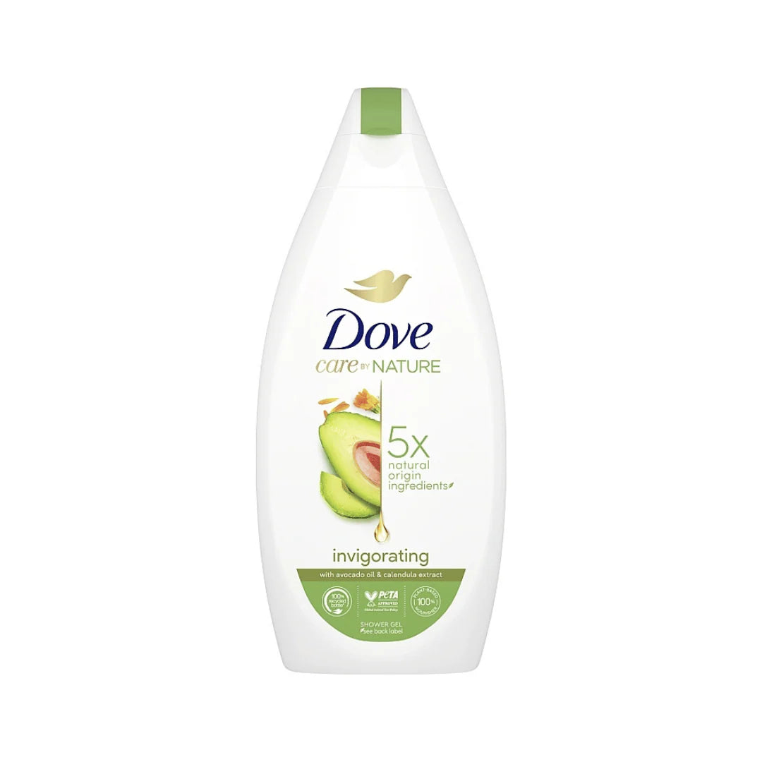 Dove Care By Nature Invigorating Body Wash Avocado | Nourishing & Refreshing Cleanser