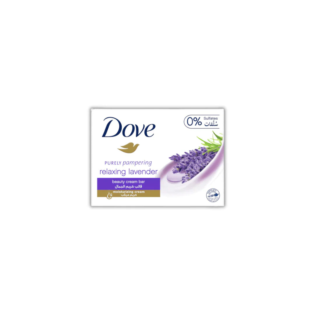 Dove Relaxing Lavender Bar Soap – Gentle Moisturizing Cleanser