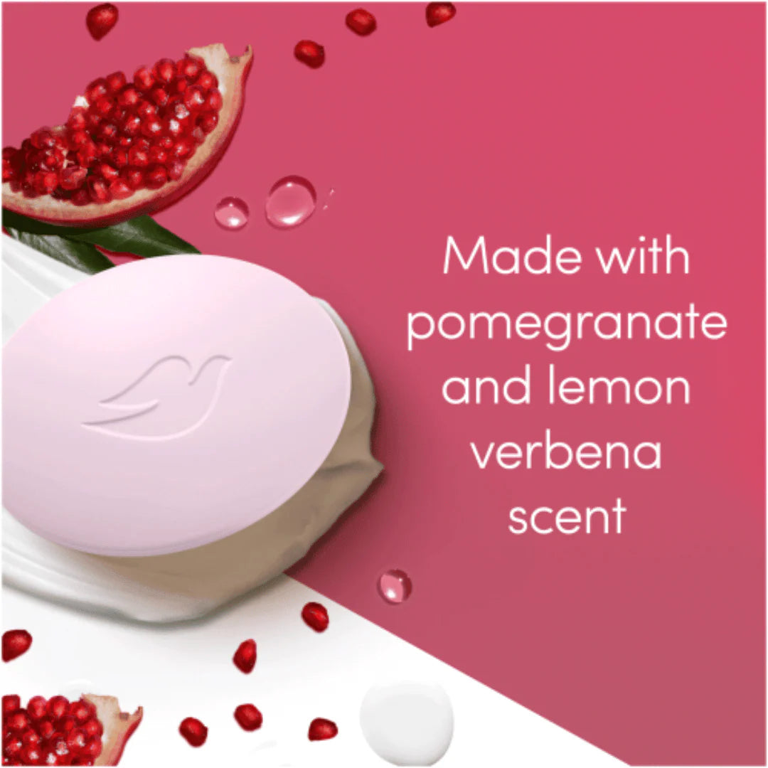 Dove Go Fresh Bar Soap Revive Pomegranate | Refreshing Moisturizing Beauty Bar
