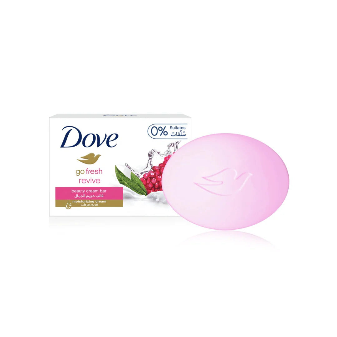 Dove Go Fresh Bar Soap Revive Pomegranate | Refreshing Moisturizing Beauty Bar
