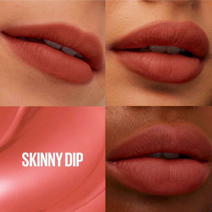 Maybelline Super Stay Teddy Tint Soft Blurred Matte Lip Tint | 12h Longwear, Transfer proof