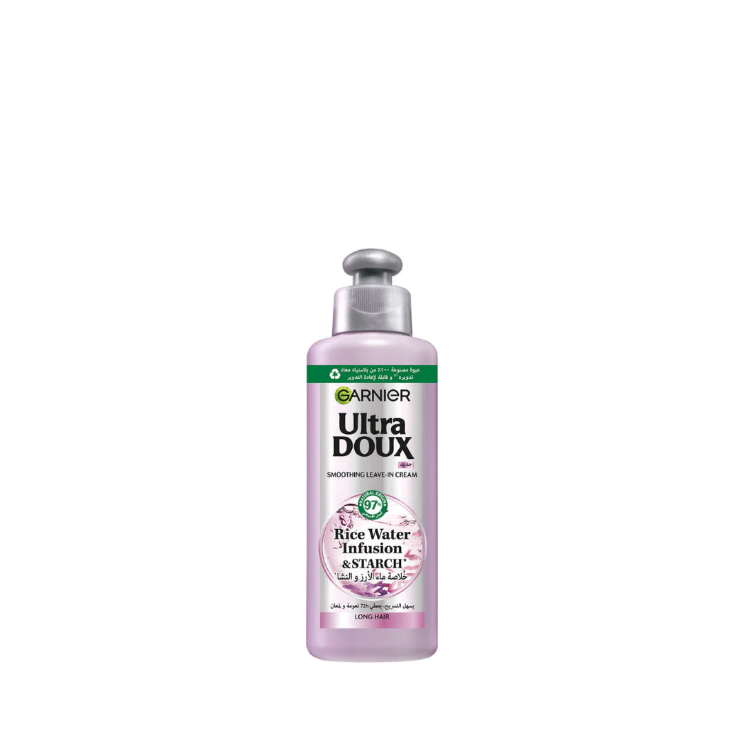 Garnier Ultra Doux Rice Water Infusion & Starch Leave In Cream For Long Hair