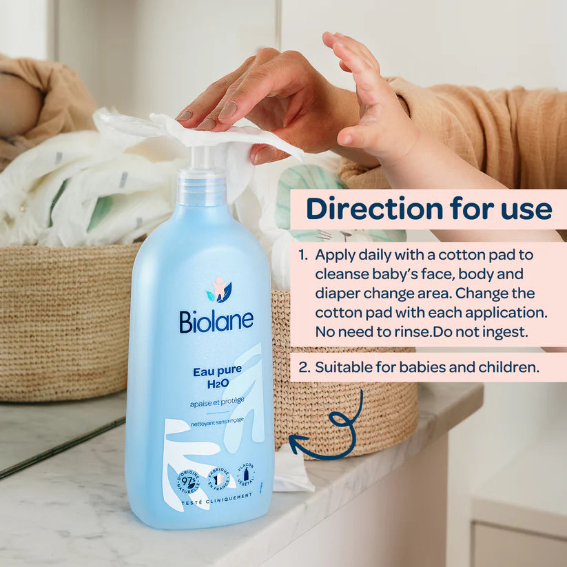 Biolane Pure Water H2O No Rinse Cleanser