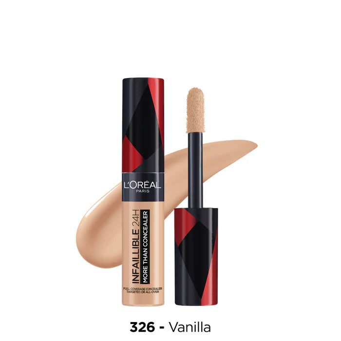 L'Oréal Paris Infallible Full Wear Waterproof Concealer Up To 24H Full Coverage - Updated Shades