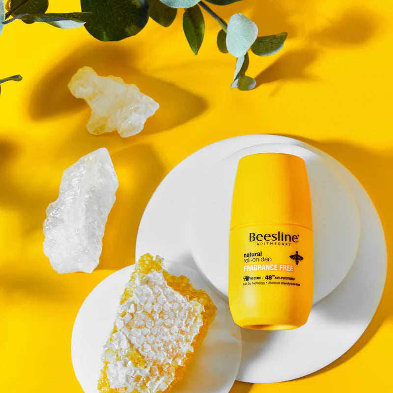 Beesline Natural Roll-On Deodorant for Women – Long-Lasting Freshness