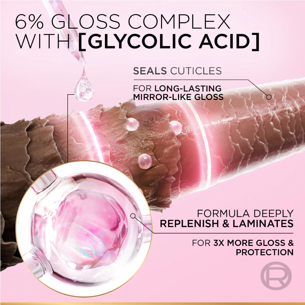 L’Oréal Paris Elvive Glycolic Gloss 5-minute Lamination Rinse-Off, At-home glossing Acidifier treatment, 6% [Gloss Complex] with Glycolic Acid, For Dull Hair, 200ml