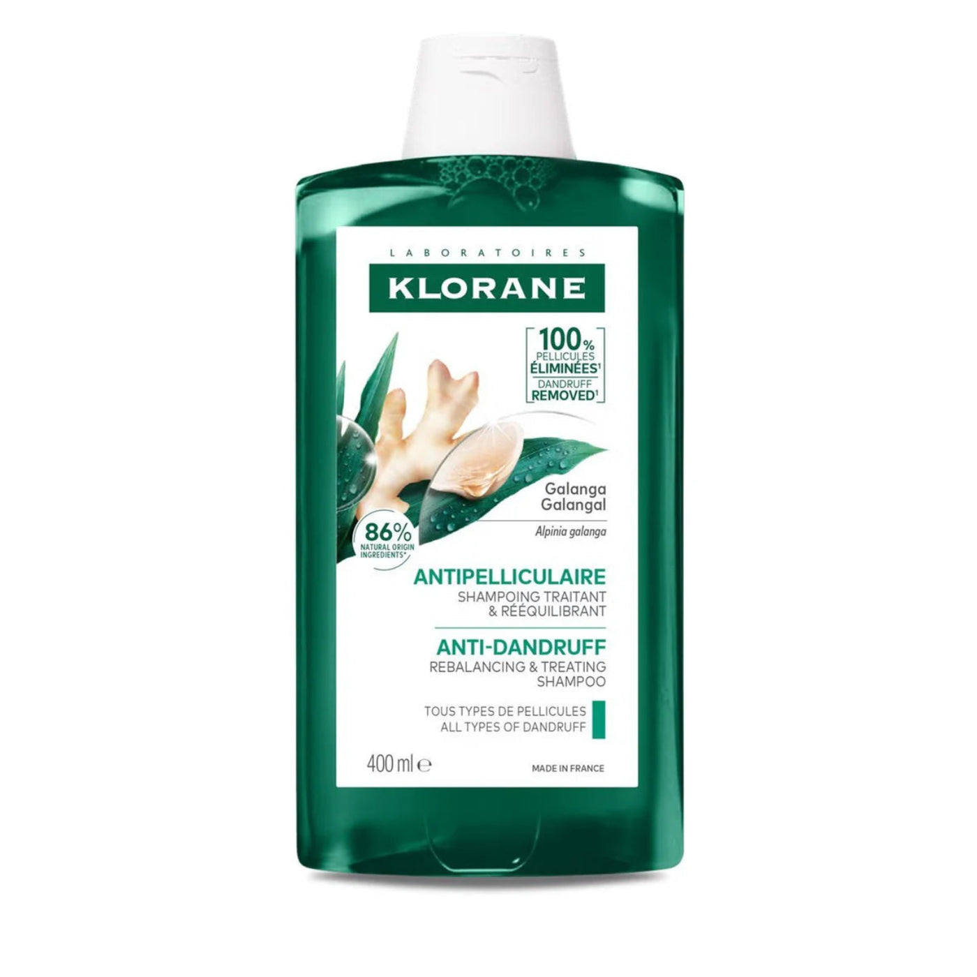 Klorane Anti-Dandruff Rebalancing & Treating Shampoo With Galangal 400ML
