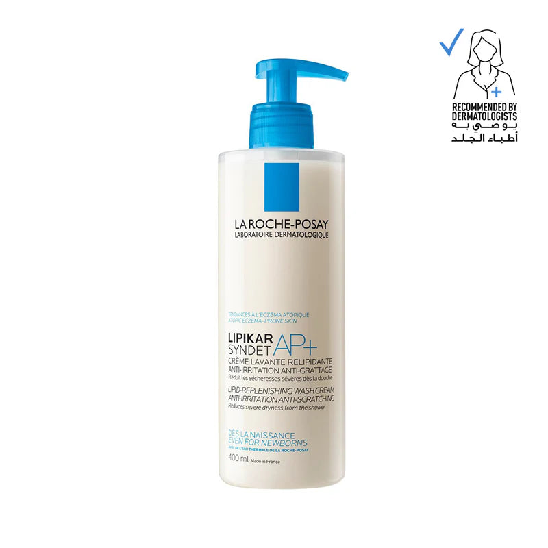 La Roche-Posay Lipikar Syndet AP+ Body Wash – Gentle Cleanser for Eczema-Prone & Sensitive Skin