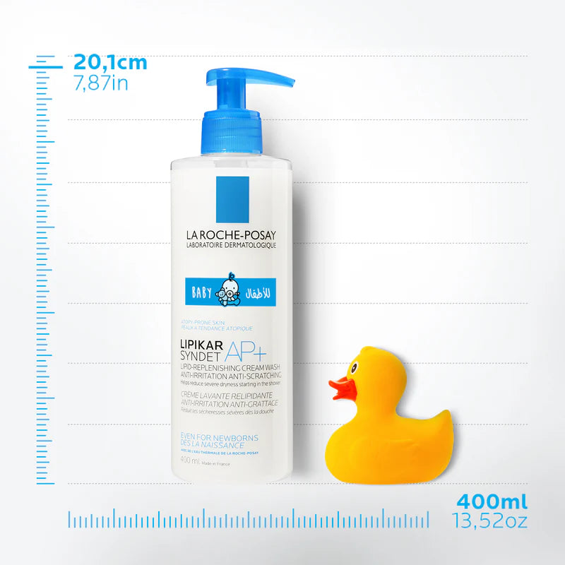 La Roche-Posay Lipikar Syndet AP+ Body Wash – Gentle Cleanser for Eczema-Prone & Sensitive Skin