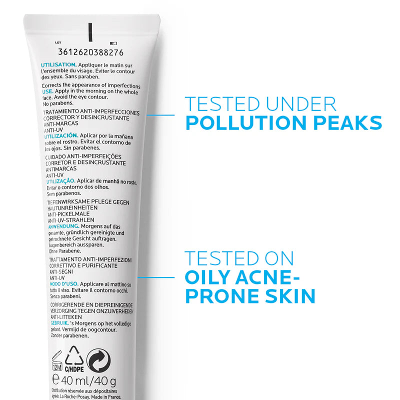 La Roche-Posay Effaclar Duo+ SPF30 – Acne Treatment & Sun Protection for Oily Skin