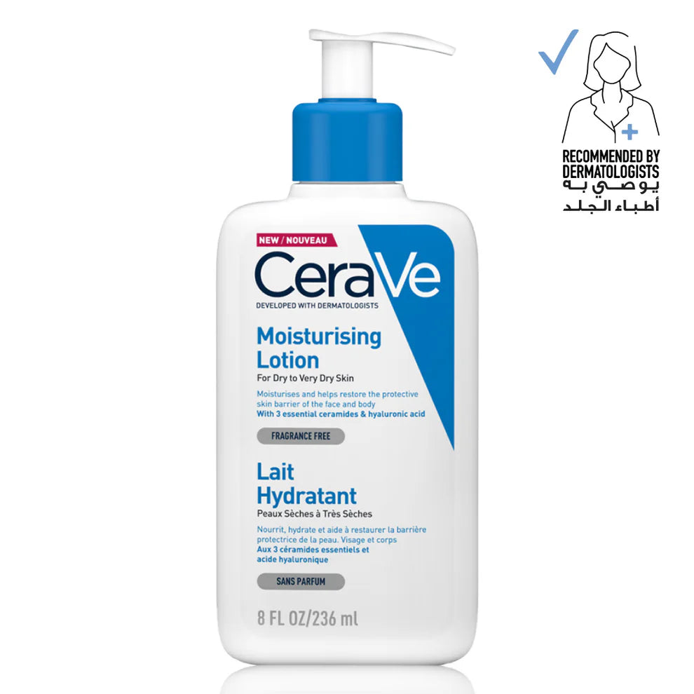 Cerave Moisturizing Lotion for Normal to Dry Skin with Hyaluronic Acid 236ML