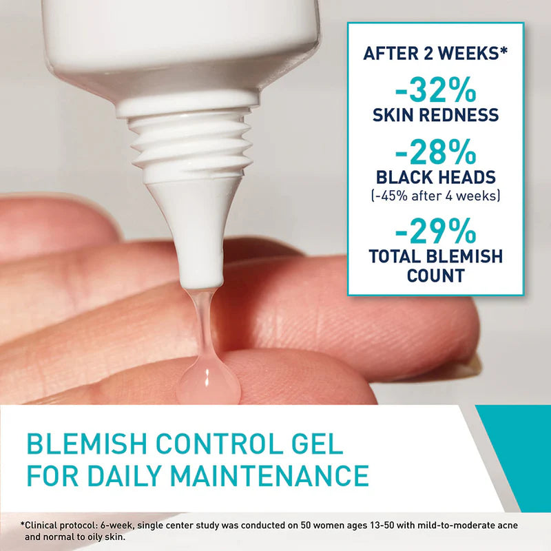 CeraVe Blemish Control Gel Moisturiser – Acne & Blemish Treatment with AHA/BHA