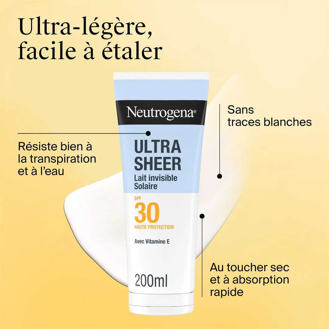 Neutrogena Ultra Sheer Invisible Lotion Sunscreen SPF 30