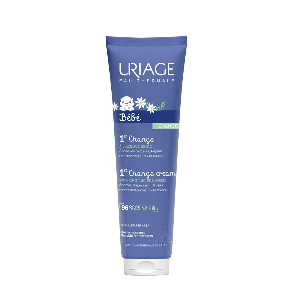 Uriage Bébé 1st Change Cream - Prevents and Soothes Nappy Redness, Repairs