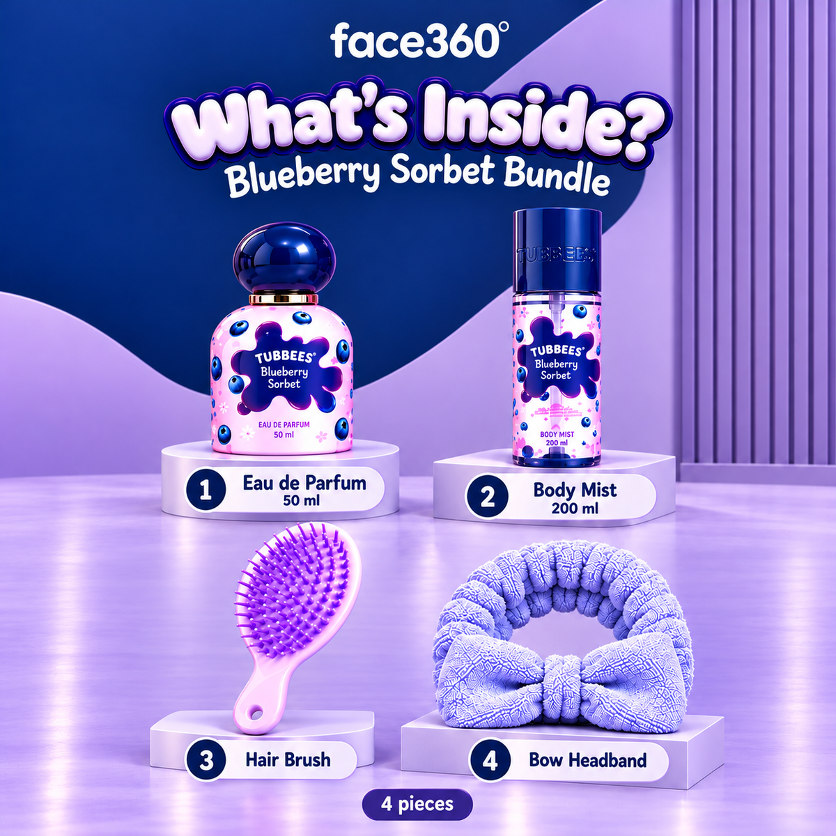 The Complete Tubbees Blueberry Sorbet Master Set