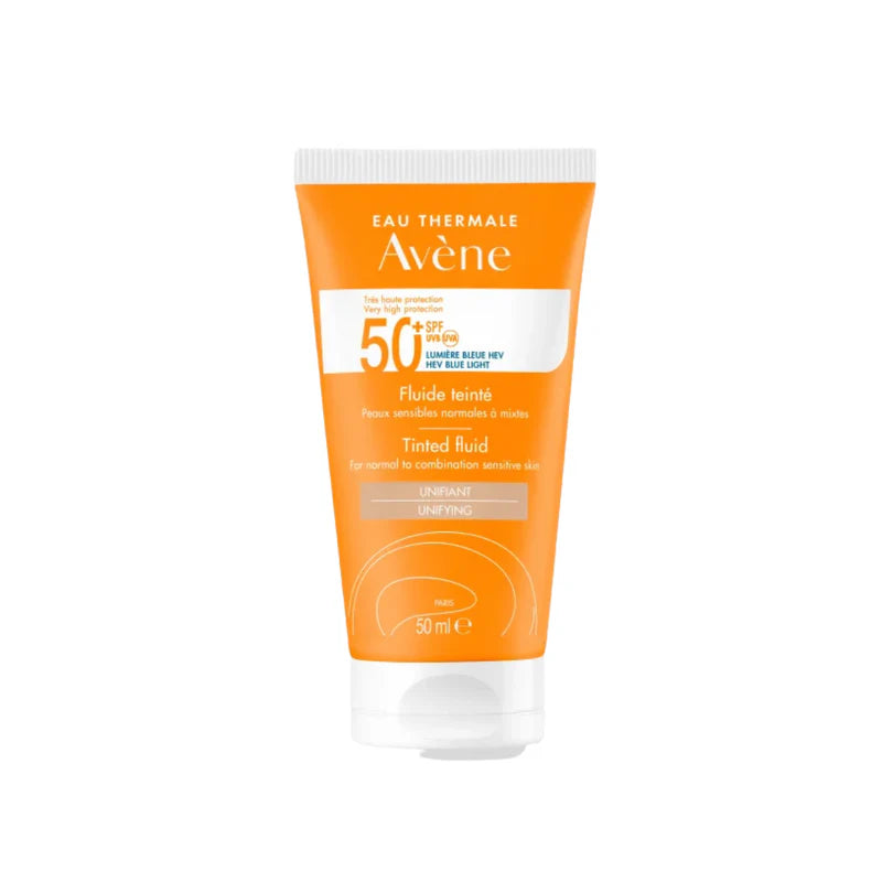 Avène Ultra Broad Spectrum SPF50+ Tinted Fluid – Lightweight Tinted Sunscreen