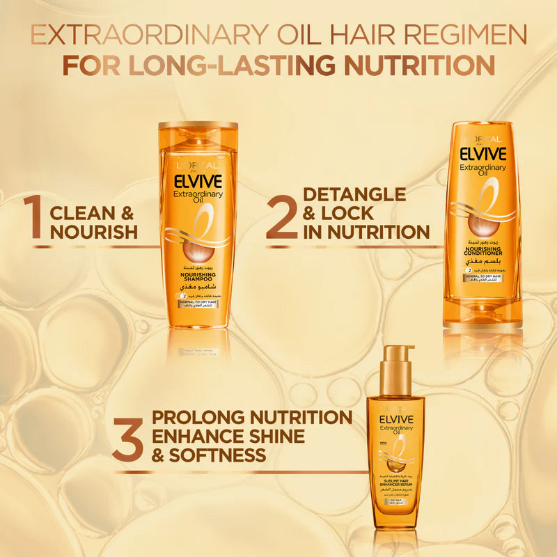 L'Oréal Paris Elvive ExoOil Conditioner – Nourishing Conditioner for Dry Hair