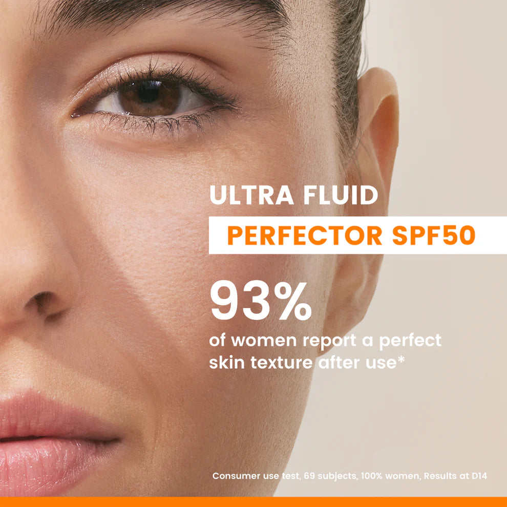 Avène Ultra Fluid Tinted Perfector SPF 50+ Sunscreen 50ml | Ultra Light Tinted Sunscreen for Sensitive Skin