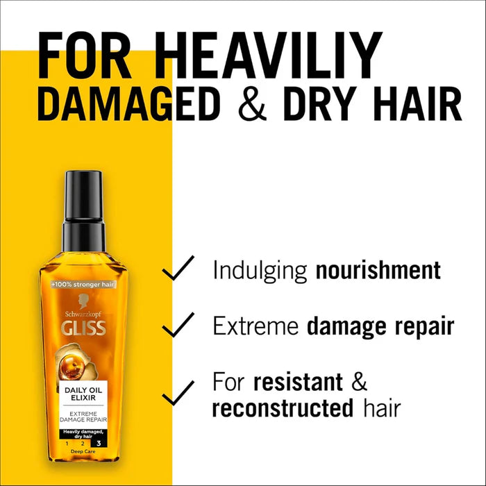 Schwarzkopf Gliss Serum Daily Oil Elixir 75ml