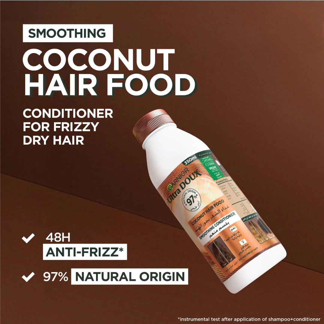 Garnier Ultra Doux Vegan Hair Food Coconut & Macadamia Conditioner