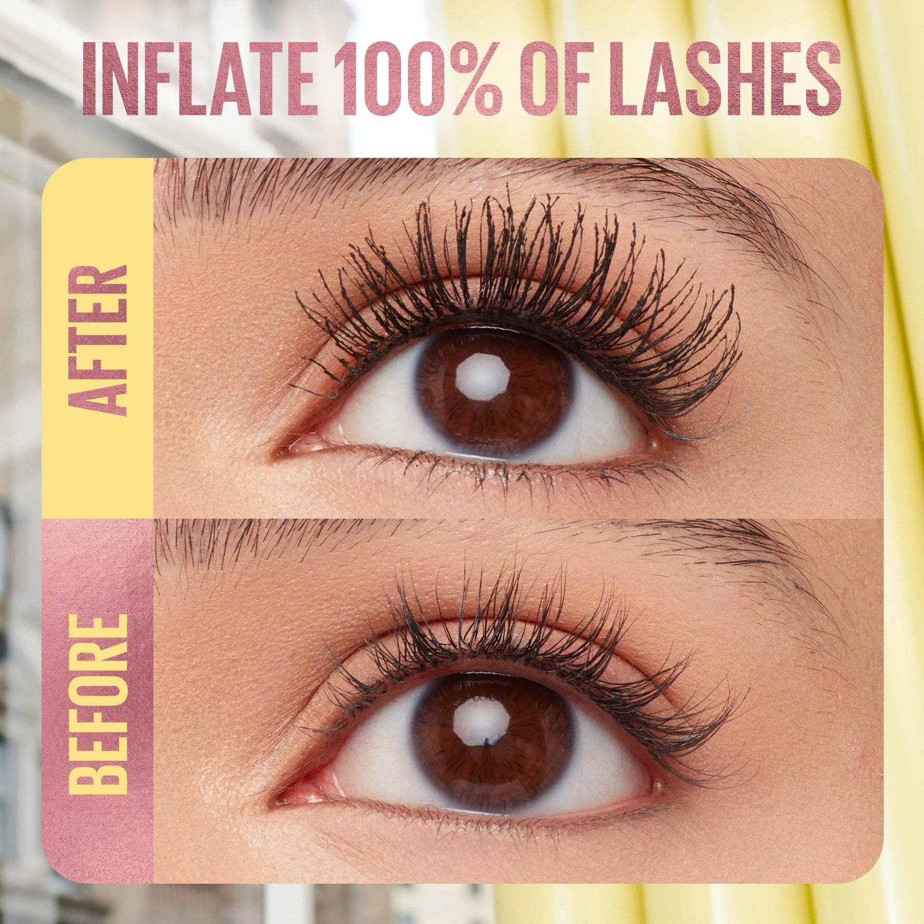 Maybelline New York Colossal Bubble Mascara Buildable Sleek Volume and Long Lasting 24HR Wear Mascara| Inflator Comb Brush to Separate Lashes
