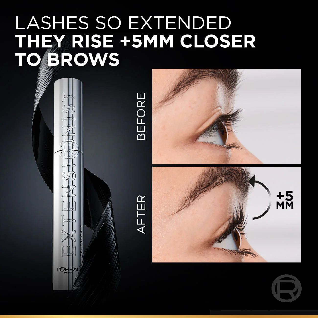 L'Oréal Paris Telescopic Extensionist Mascara — 24H Length Curl & Volume