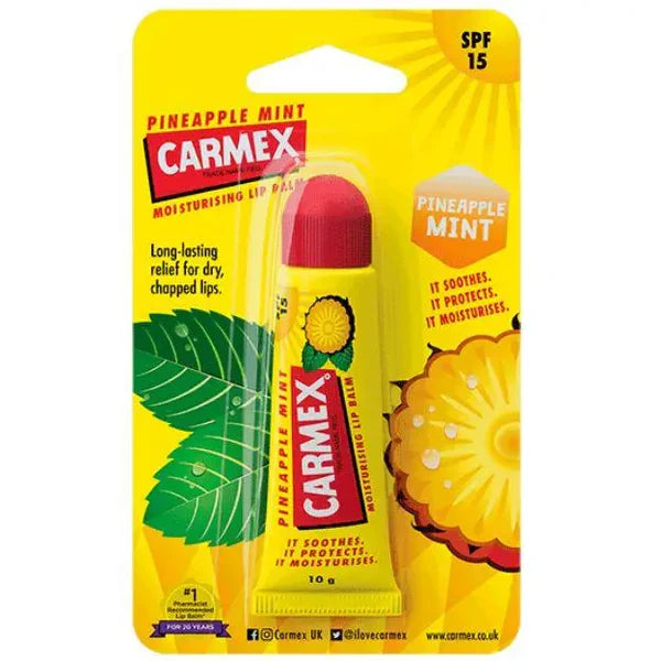 Carmex Lip Balm Pineapple & Mint Tube