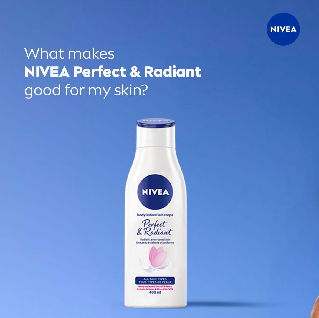 Nivea perfect and radiant body lotion 400ml