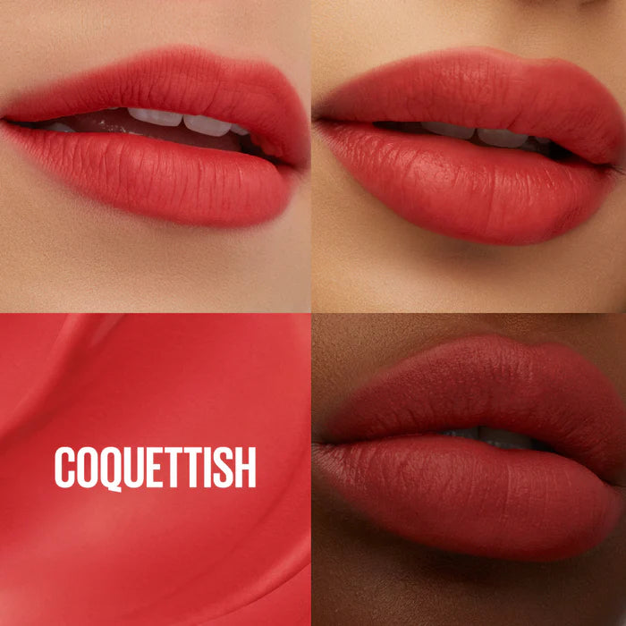 Maybelline Super Stay Teddy Tint Soft Blurred Matte Lip Tint | 12h Longwear, Transfer proof